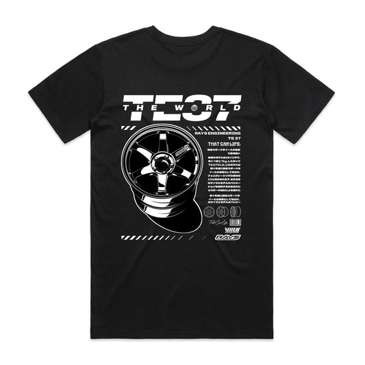 TE37 The World Black Tee