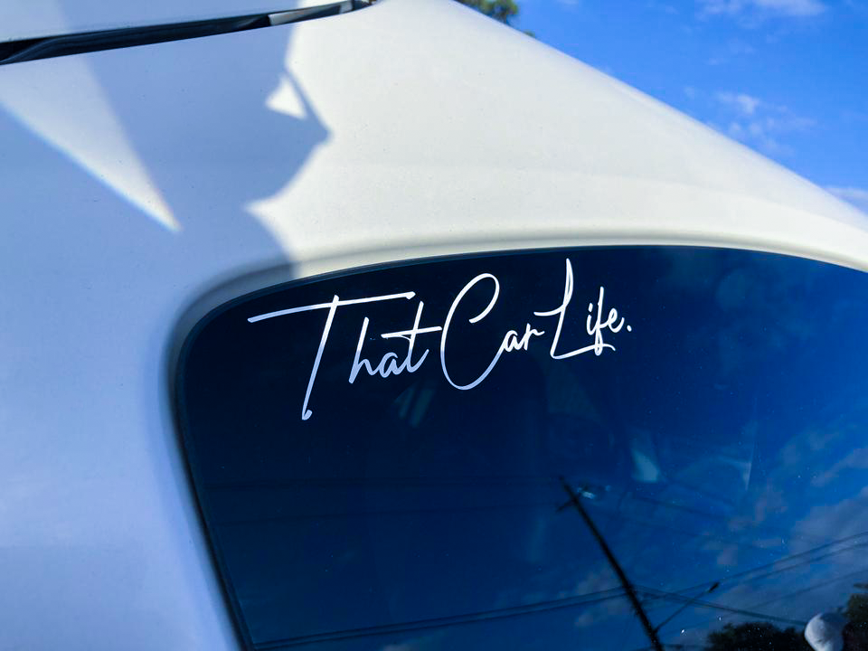 ThatCarLife OG Script Car Decal - LARGE - ThatCarLife