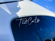 Load image into Gallery viewer, ThatCarLife OG Script Car Decal - LARGE - ThatCarLife
